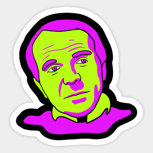 Deleuze 80s Colors - Funny French Philosophy Meme Sticker